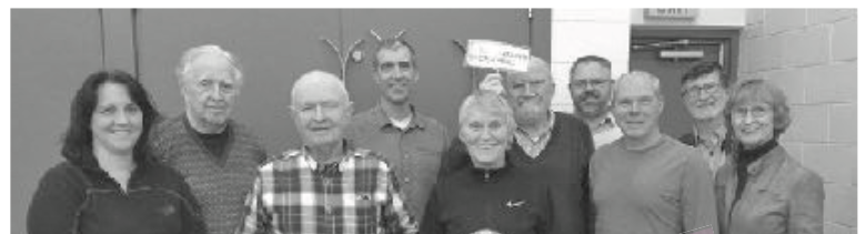 Current and former Club Executives at 2017 AGM