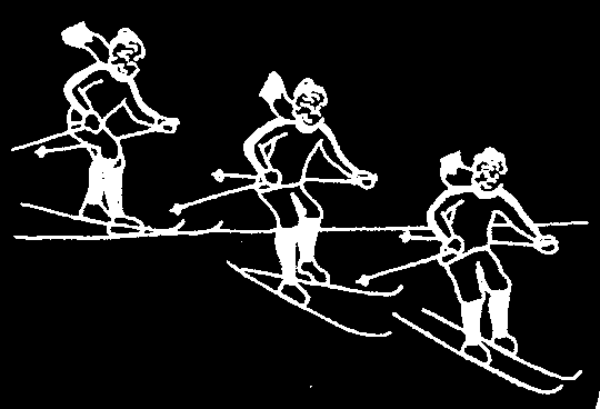 Uphill Diagonal Stride technique diagram